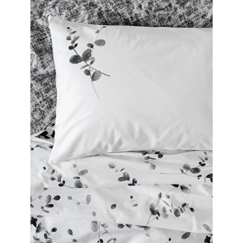 Cotton Box Dual Çift Kişilik Nevresim Takımı Elaria Antrasit