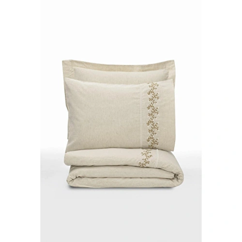 Cotton Box Cotton Keten Çift Kişilik Nevresim Takımı Darian