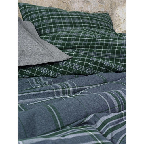 Cotton Box Natureforce Çift Kişilik Nevresim Takımı Isola Mavi