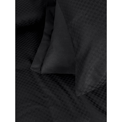 Cotton Box Plaid Ranforce Tek Kişilik Nevresim Takımı Siyah