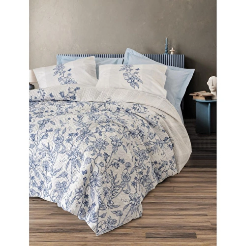 Cotton Box Çift Kişilik Complete Set Linora Mavi