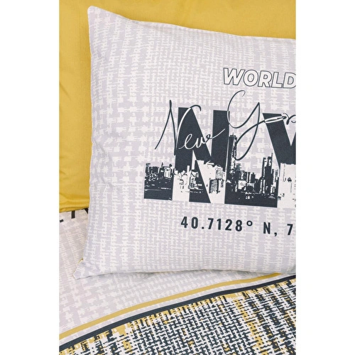 Cotton Box Genç Odası Tek Kişilik Nevresim Takımı Worldwide Hardal Cotton Box Genç Odası Tek Kişilik Nevresim Takımı Worldwide Hardal