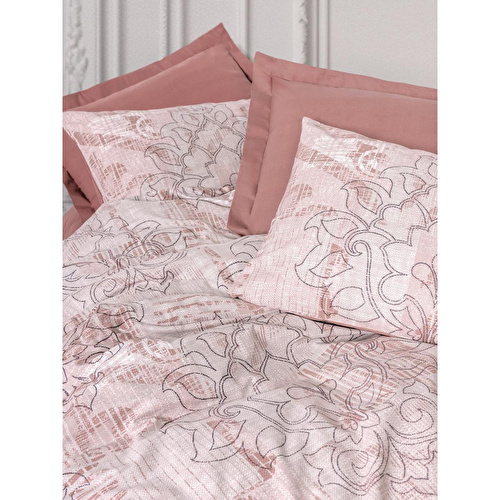 Cotton Box Dual Çift Kişilik Nevresim Takımı Livara Gül Kurusu