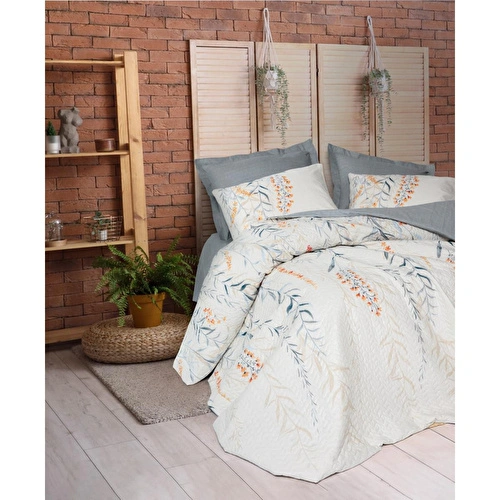 Cotton Box Çift Kişilik Complete Set Hiedra Indigo