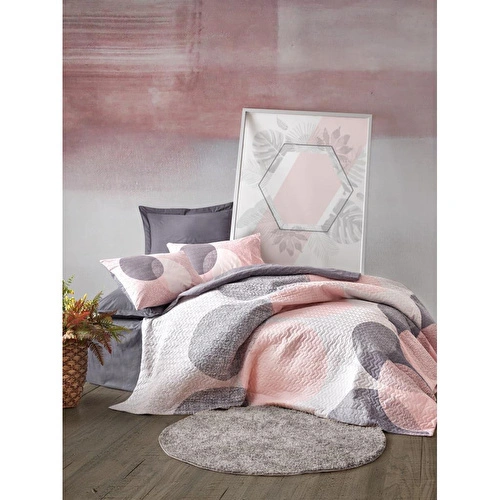 Cotton Box Çift Kişilik Complete Set Leron Gri