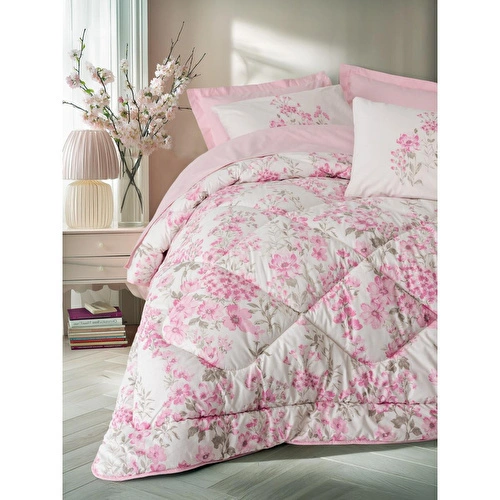 Cotton Box Tek Kişilik Uyku Seti Floren Pembe