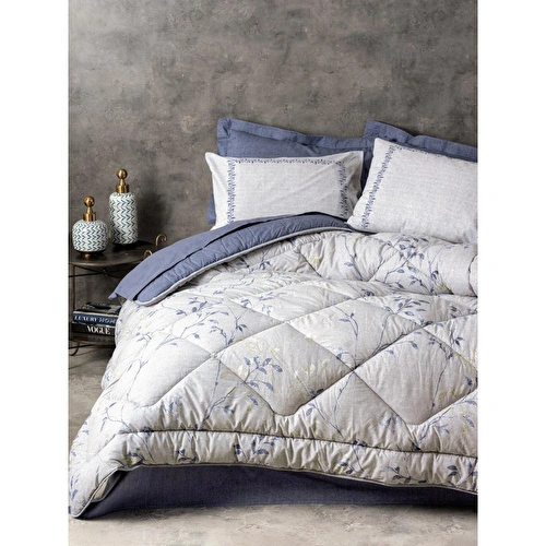 Cotton Box Tek Kişilik Uyku Seti Nitsa Lacivert