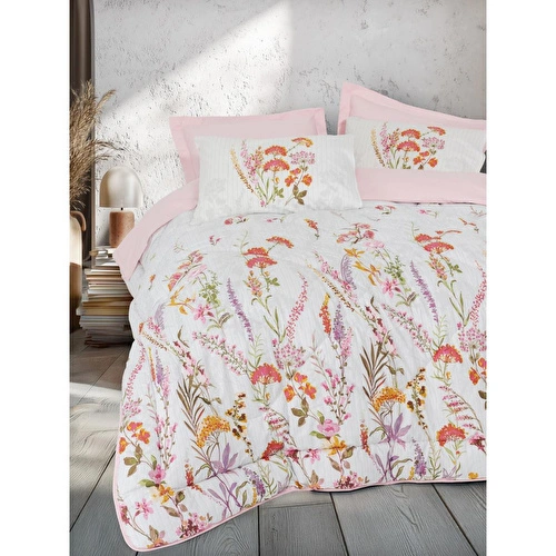 Cotton Box Tek Kişilik Uyku Seti Lilura Pembe