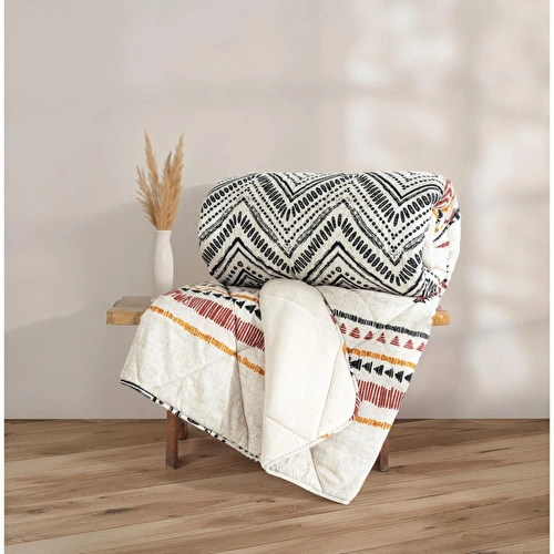 Cotton Box Velvet Çift Kişilik Yorgan Felix Bej 195x215 Cm