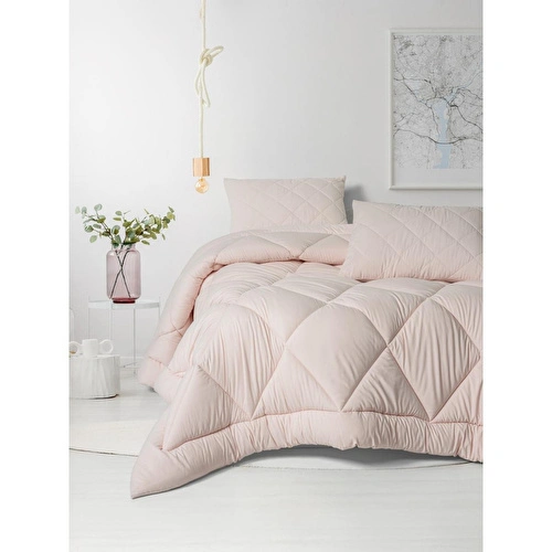 Cotton Box Softwash Çift Kişilik Yorgan Seti Pembe 180x200 Lastikli Çarşaf