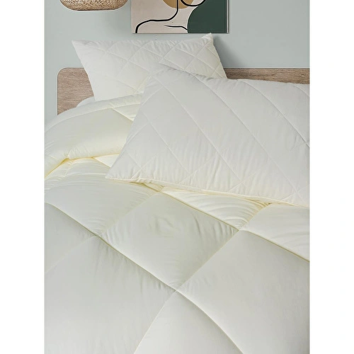 Cotton Box Softwash Çift Kişilik Yorgan Seti Ekru 180x200 Lastikli Çarşaf