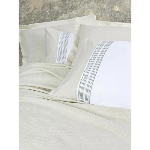 Cotton Box Lusso Bambu Çift Kişilik Pike Takımı Lessy Yeşil