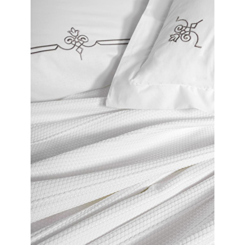 Cotton Box Classic Çeyizlik Çift Kişilik Pikeli Nevresim Takımı Güher Beyaz Cotton Box Classic Çeyizlik Çift Kişilik Pikeli Nevresim Takımı Güher Beyaz