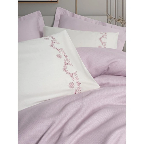 Cotton Box Serenity Bambu Çift Kişilik Pike Takımı Vaila Lila
