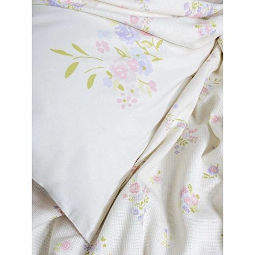 Cotton Box Estiva Tek Kişilik Pike Takımı Petal Pembe