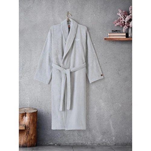 Cotton Box Wellness Bornoz Stone Gri L/xl