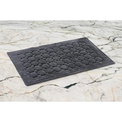 Cotton Box Pamuklu Paspas Pattern Koyu Gri 60x100