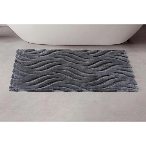 Cotton Box Pamuklu Paspas Skay Koyu Gri 60x100