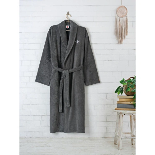 Cotton Box Wellness Bornoz Zen Antrasit S/m