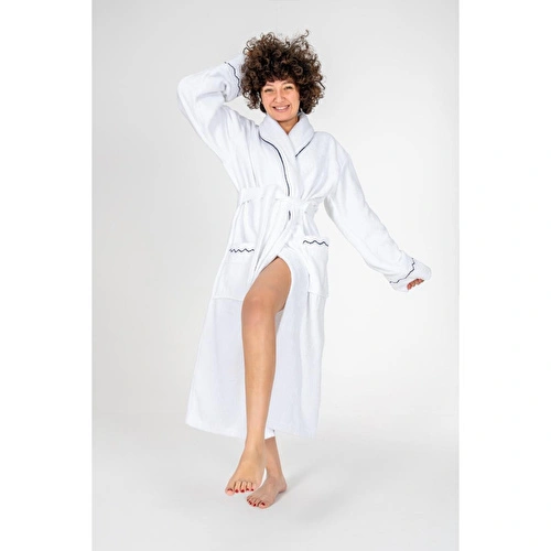 Cotton Box Classic Bornoz Seti Josina Beyaz Kadın M/l