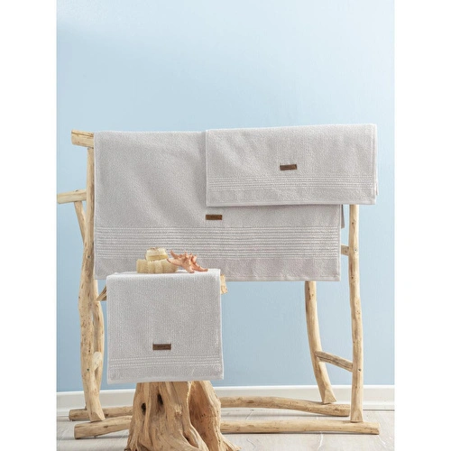 Cotton Box %100 Pamuk Wellness Havlu Seti Stone Gri