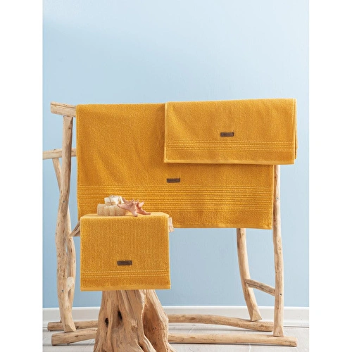 Cotton Box %100 Pamuk Wellness Havlu Seti Sunset Sarı