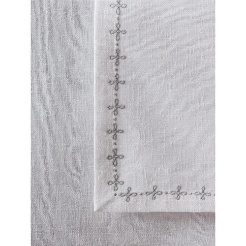 Cotton Box Keten Masa Örtüsü Takımı Pera Beyaz 175x240 Cotton Box Keten Masa Örtüsü Takımı Pera Beyaz 175x240