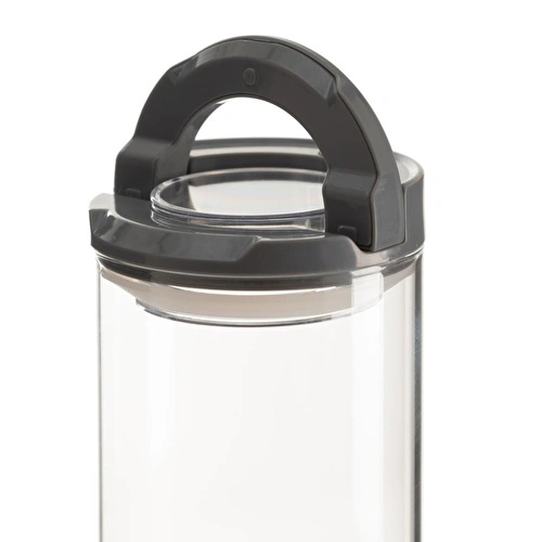 Mudo Home Cam Kavanoz Vakumlu Kapak Gri̇ 600 Ml