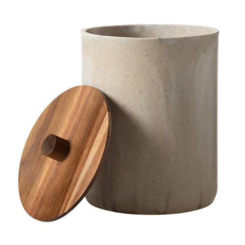 Mudo Home Boho Çöp Kovasi Ekru 5lt Mudo Home Boho Çöp Kovasi Ekru 5lt