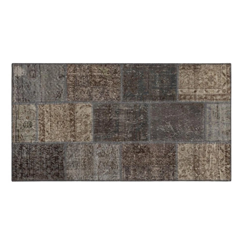 Mudo Home Li̇ma Gri̇ Patchwork Ki̇li̇m 80x150