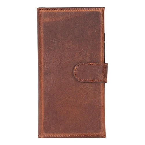 Bloominbag Valeno Heritage Saddle Deri Wallet Case Samsung Galaxy S25 Ultra (6.9