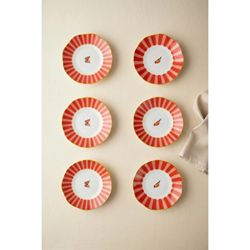 Bernardo Glamour 6 Parça Pasta Takımı