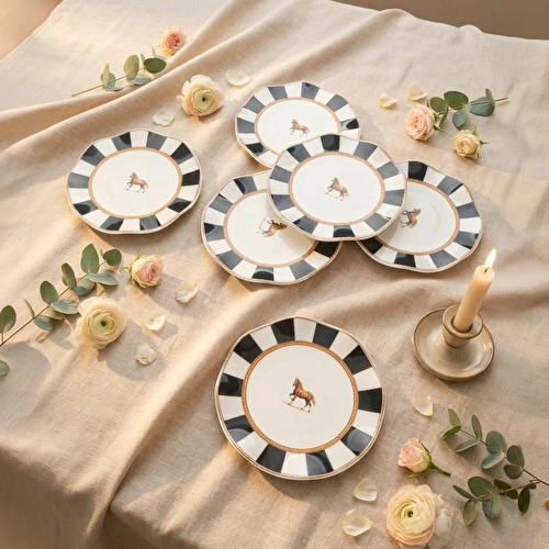 Bernardo Natural 6 Parça Pasta Takımı