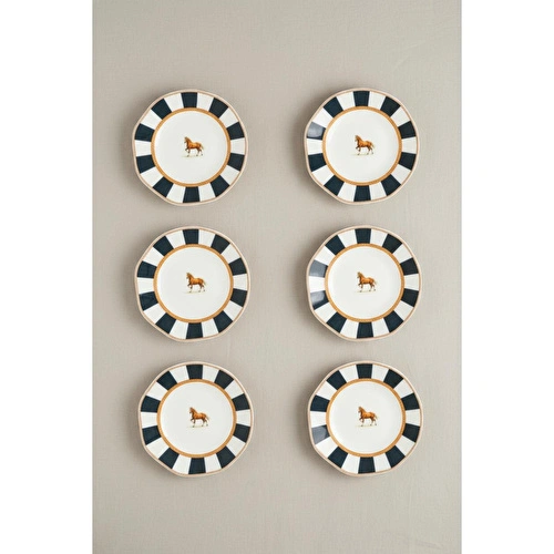 Bernardo Natural 6 Parça Pasta Takımı