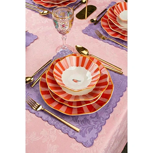 Bernardo Glamour 24 Parça Porselen Yemek Takımı