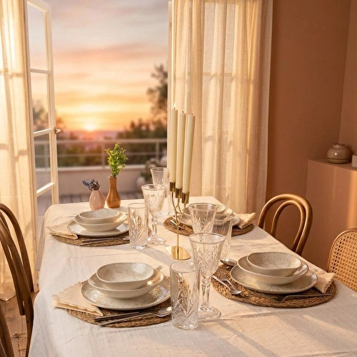 Bernardo Mando 12 Parça Yemek Takımı Gri