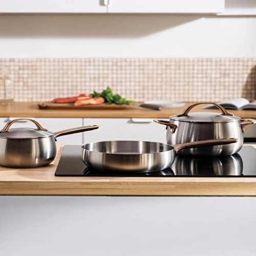 Berghoff Home Belly 5li Tencere Seti Warm Pembe