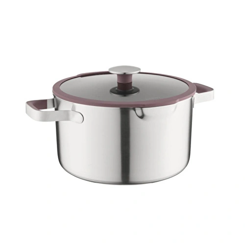 Berghoff Home Elements Kapaklı Tencere 26cm Peppercorn