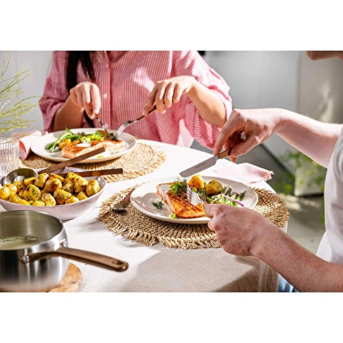 Berghoff Home Belly 2 Parçalı Salata Servis Seti Füme Siyah