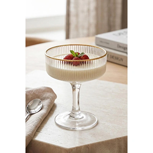 Rakle Splendid Gold 4'lü Cup Dondurmalık Seti 190 Cc