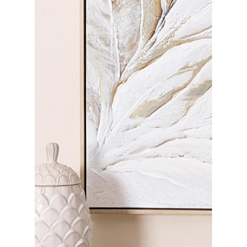 The Mia Luna Leaf Kanvas Tablo 70x100 Cm The Mia Luna Leaf Kanvas Tablo 70x100 Cm