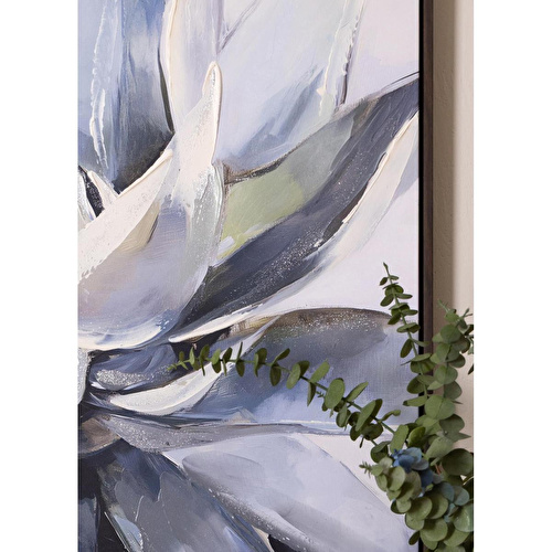 The Mia Neutral Floral Kanvas Tablo 70x100 Cm Tbl0105 The Mia Neutral Floral Kanvas Tablo 70x100 Cm Tbl0105