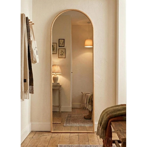 The Mia Ahşap Duvar Aynası 50x160 Cm