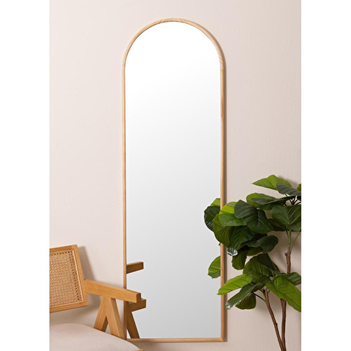 The Mia Ahşap Duvar Aynası 50x160 Cm The Mia Ahşap Duvar Aynası 50x160 Cm