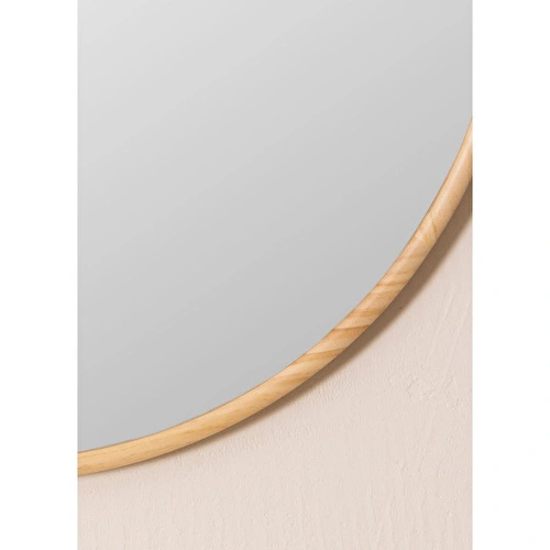 The Mia Ahşap Duvar Aynası 70x70 Cm The Mia Ahşap Duvar Aynası 70x70 Cm