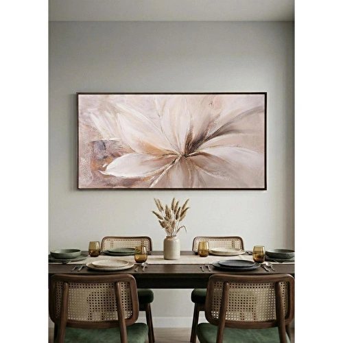 The Mia Floral Kanvas Tablo 140x70 Cm Tbl0110