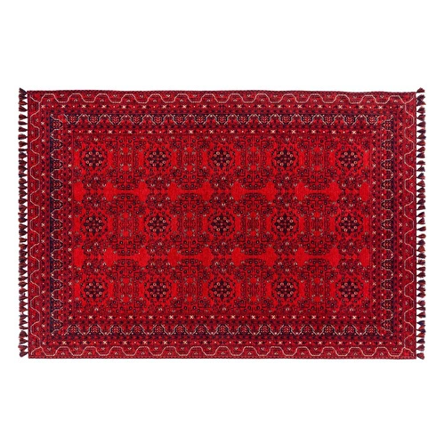 Mudo Home Jina Bold Hali Kirmizi Laci̇vert 120x180