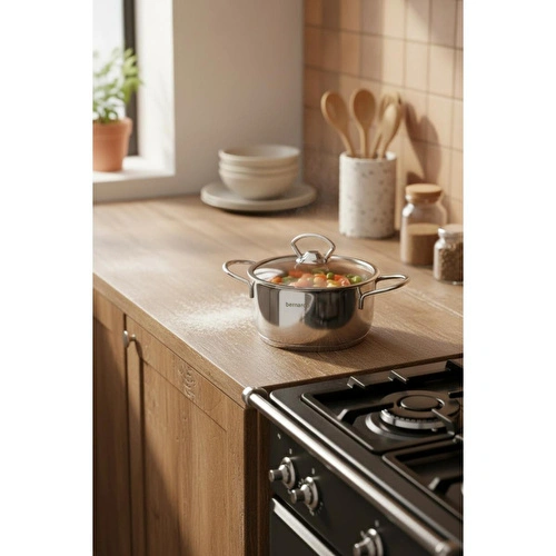 Bernardo Pera 4 Parça Pişir Sakla Tencere Seti