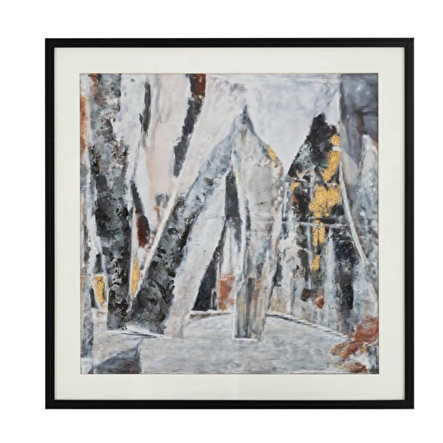 Mudo Home Perio Çerçeveli̇ Cam Tablo 80x80cm