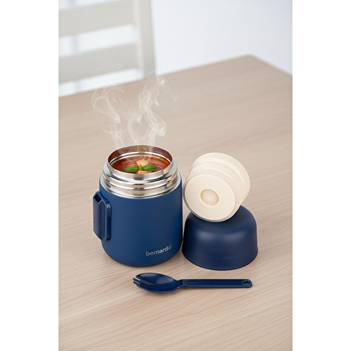 Bernardo Duo Yemek Termosu 500 Ml Lacivert Bernardo Duo Yemek Termosu 500 Ml Lacivert